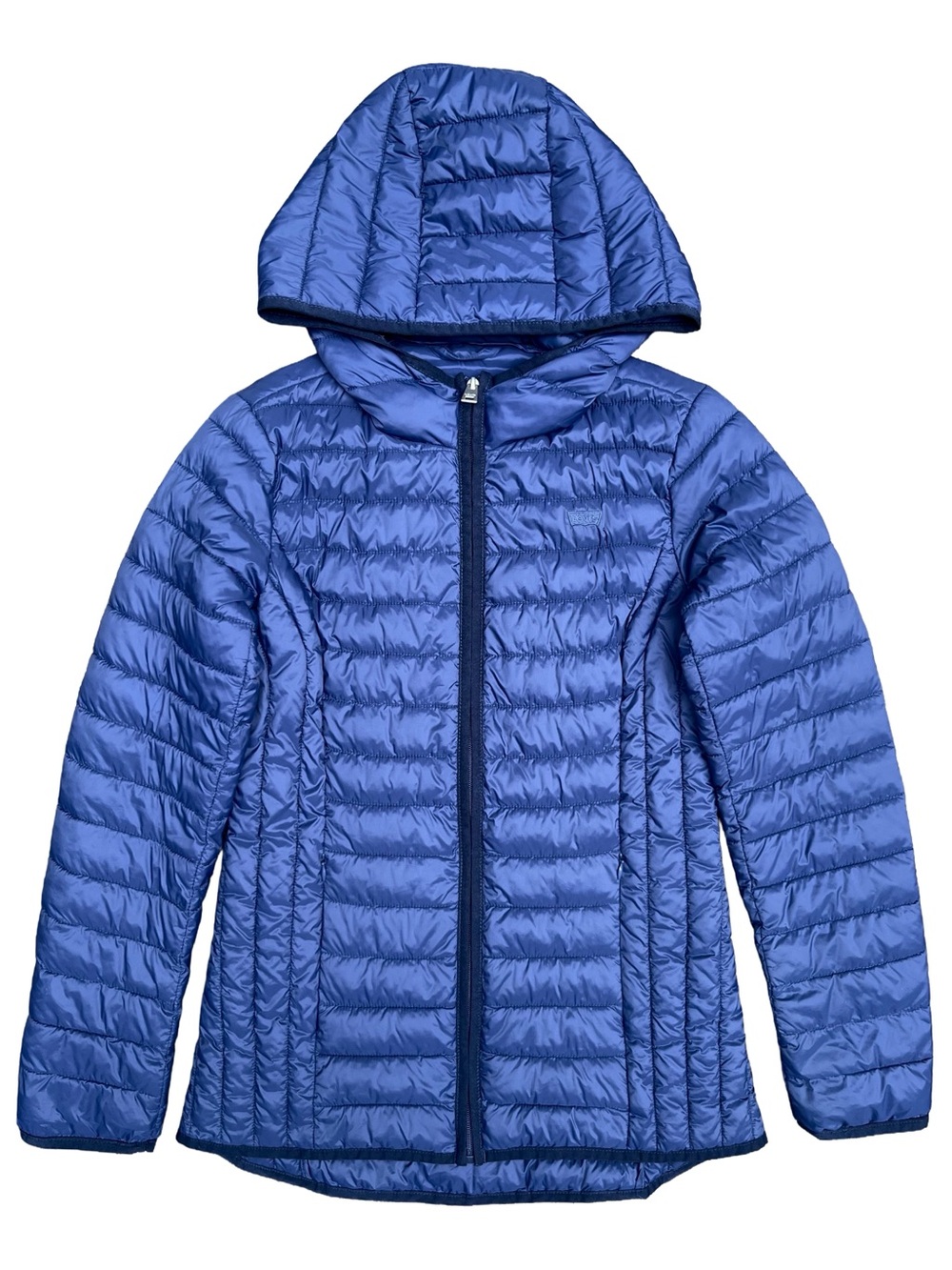 Levi's Lightweight Hooded Navy Puffer Jacket